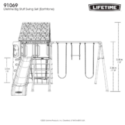 Lifetime Big Stuff Swing Set - Image 2