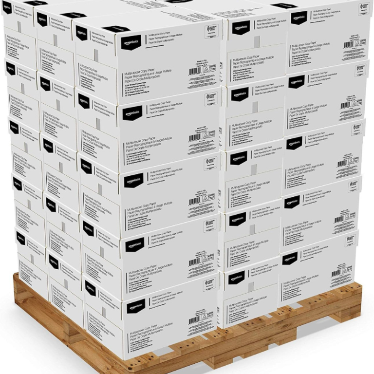 Amazon Basics Multipurpose Copy Paper - Pallet, 400 Reams (200,000 Sheets)